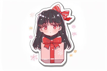 girl with a gift