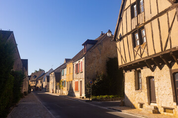Obraz premium Picturesque streets of the old town of Provins in France