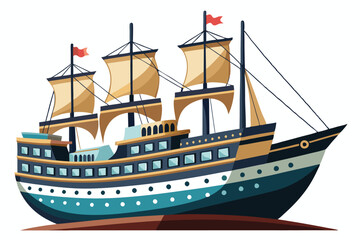 Ship vector illustration