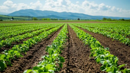 Modern agriculture techniques boosting productivity and sustainability.