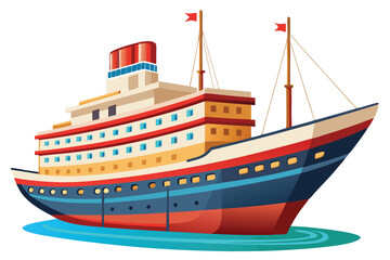 Ship vector illustration