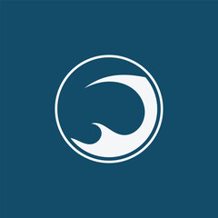 wave logo vector