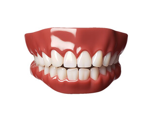 teeth isolated on transparent background