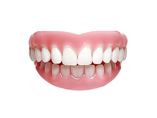 Fototapeta premium teeth isolated on transparent background