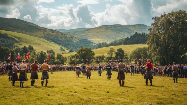 A Scottish Highland Games event
