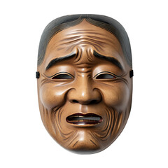 能面、日本の伝統芸能、PNG、素材｜Noh mask. Traditional Japanese art. PNG. Material