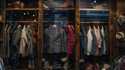 Clothes Displayed in a Shop Window