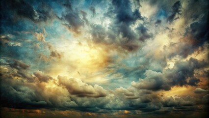 Grunge sky texture with moody clouds and dark tones, grunge, sky, texture, clouds, dark, moody, stormy, weathered