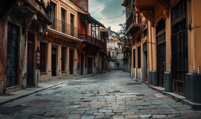 Old street in the old town of Prague