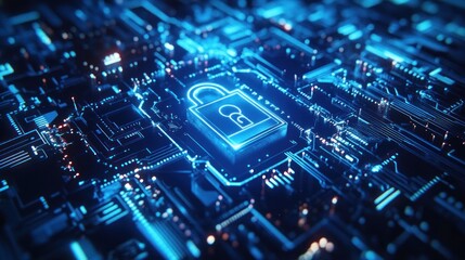 Fototapeta premium Cyber Security Concept