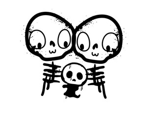 Weird creepy faces