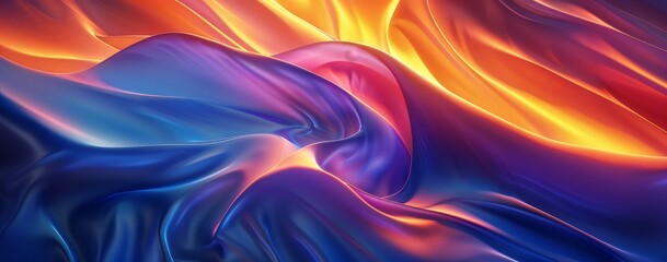 Abstract Colorful Swirling Texture