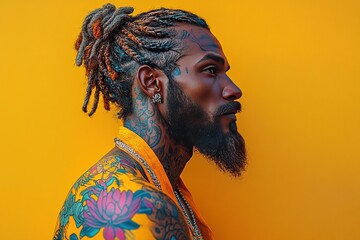 Striking Model Photography with Bold Colors and Dynamic Poses in an Urban Environment Setting