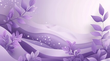 A simple yet charming light purple background decoration. The light purple hue is soft and soothing, creating an inviting atmosphere. The decoration might include delicate patterns or textures that ad