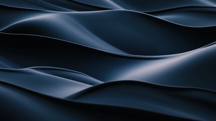 Fototapeta premium Abstract Waves in Deep Blue