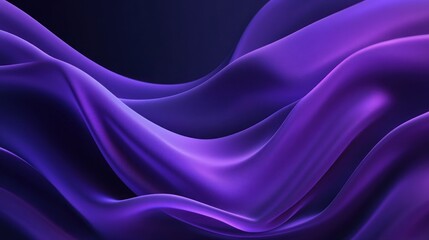 Obraz premium Abstract Purple Waves