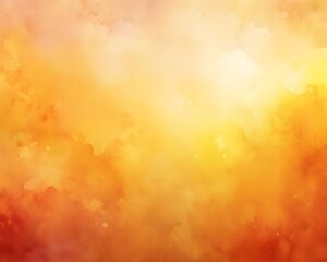 Subtle Yellow and Orange Watercolor texture Background