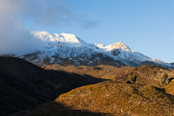 View of the Turoa side of Mount Ruapehu