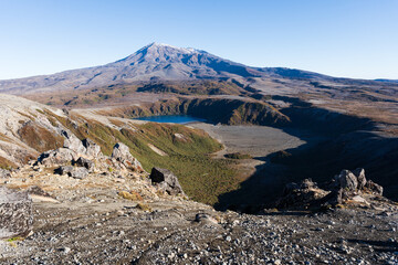 Tama Lakes in Tongariro National Park, New Zealand