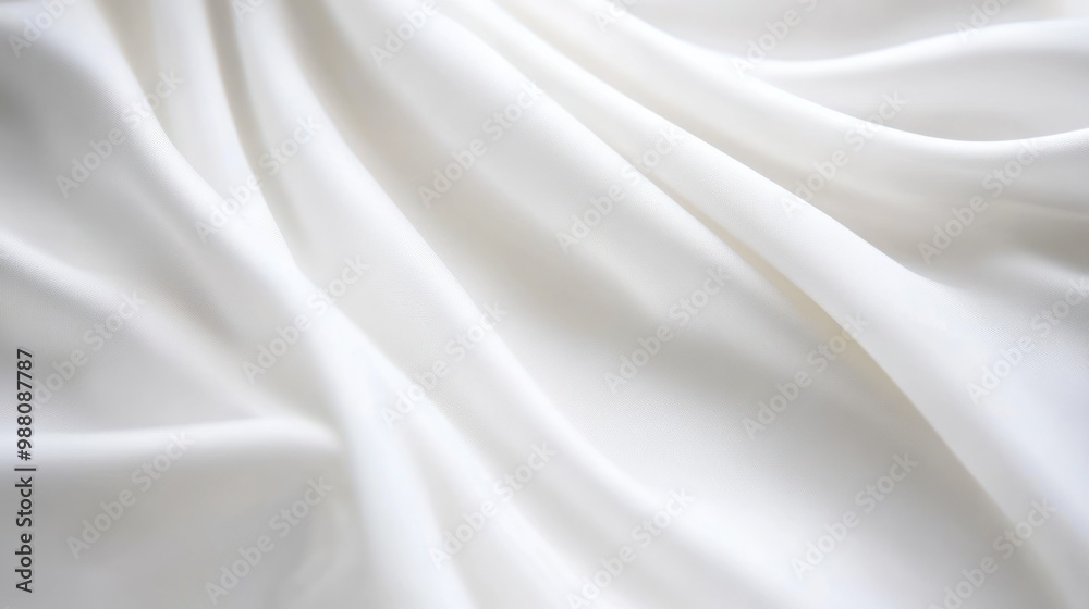 Poster Abstract White Fabric Texture