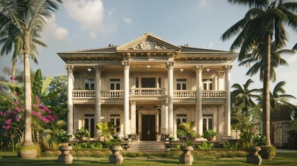 Classic Mansion with Tropical Garden