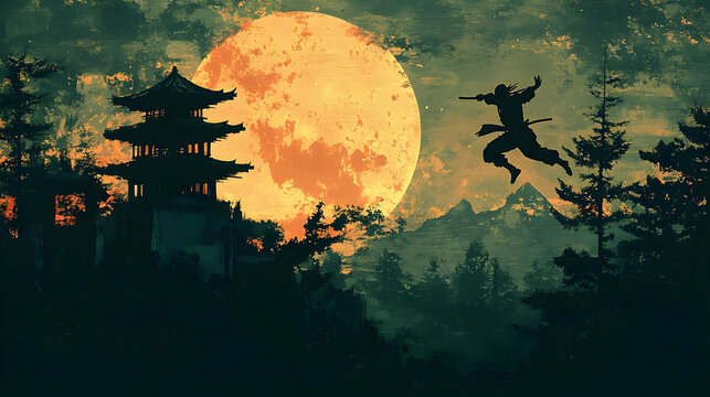 Ninja Shadow Images – Browse 17,733 Stock Photos, Vectors, and ...