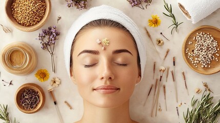 An advertisement for a holistic medical treatment center, highlighting services like acupuncture, naturopathy, and mind-body wellness programs.