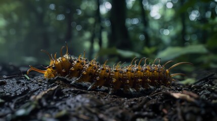 Caterpillar in the Forest