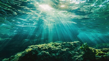Underwater Sunbeams