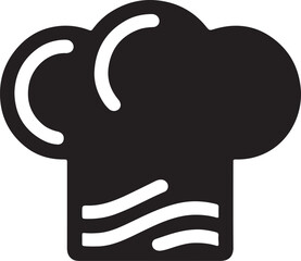 Obraz premium Silhouette of chief hat 