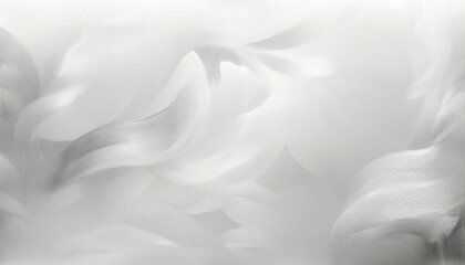 Obraz premium Horizontal brush strokes set in different shades of pearl white. Abstract white blurred text 