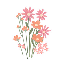 bouquet of flowers springs