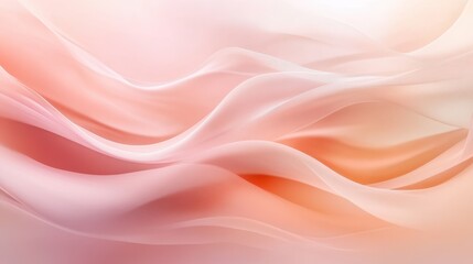 Obraz premium Abstract Pink and Orange Wavy Background for Website, Presentation, or Design Project.