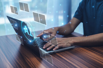 Businessmen rely on AI technology to automate document classification and categorization improving...