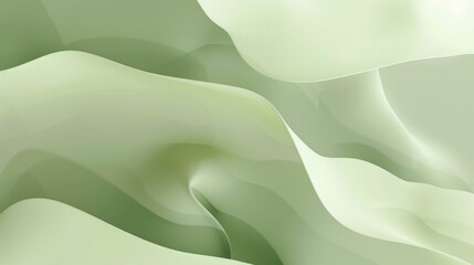 Fototapeta premium Abstract Green Wave Background