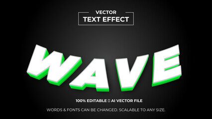 3d text effect background. Editable text style effect. vector editable font for graphic tee, banner, poster, post, social media or logo. vector illustration