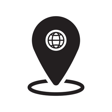recommend clip art: Geolocation logo icon