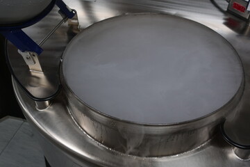 Cryogenic container.