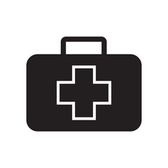 Obraz premium First aid kit logo icon