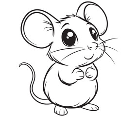Mouse silhouette vector, Mouse and cheese, Mouse animal