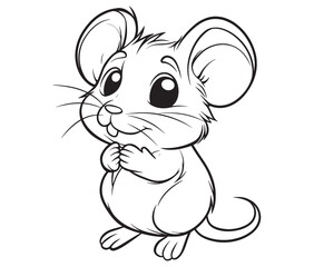 Mouse silhouette vector, Mouse and cheese, Mouse animal