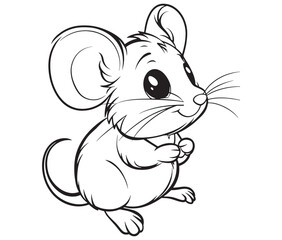 Mouse silhouette vector, Mouse and cheese, Mouse animal