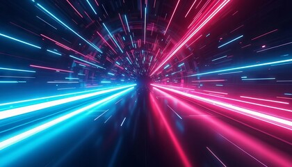 Abstract Digital Data Tunnel Background: A Representation of Network Capabilities and Technology Processes