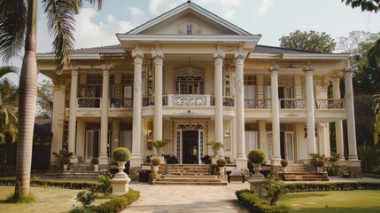 Obraz premium Magnificent Colonial Mansion