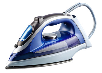 Electric iron isolated on transparent background