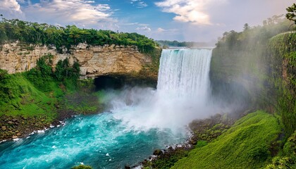 Fototapeta premium waterfall in the mountains