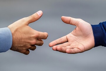 A close-up of hands gesturing during a conversation, emphasizing the importance of nonverbal communication