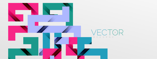 Color bend lines with shadow texture effect. Vector Illustration For Wallpaper, Banner, Background, Card, Book Illustration, landing page