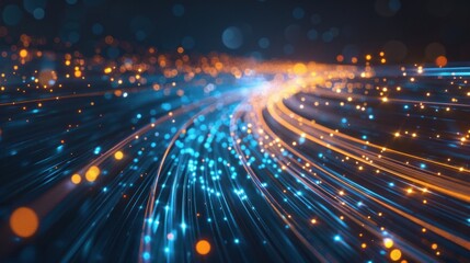 Fototapeta premium Abstract Digital Streams