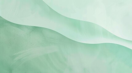 Obraz premium Abstract Green Background with Soft Curves